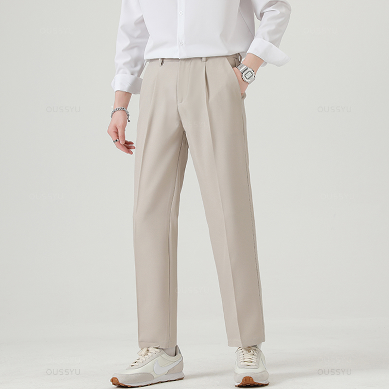 Brand Clothing Smooth Suit Pan - Men Formal Wear Outfits ulasan dan harga