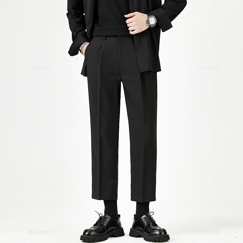 Brand Clothing Smooth Suit Pan - Men Formal Wear Outfits ulasan dan harga