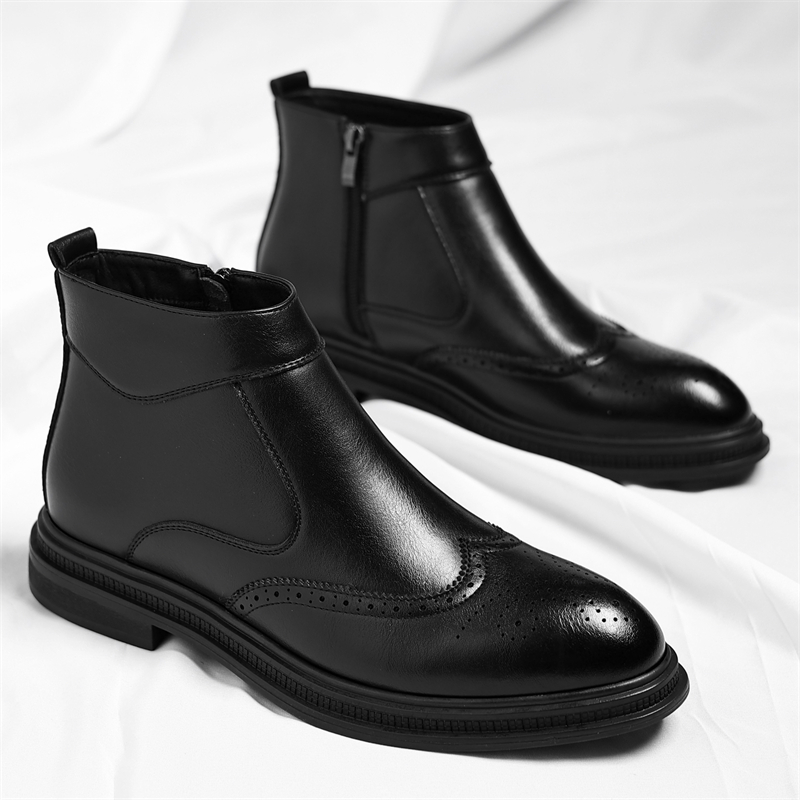 Autumn  Winter Thick Soled Men - Men'S Style Formal Wear ulasan dan harga