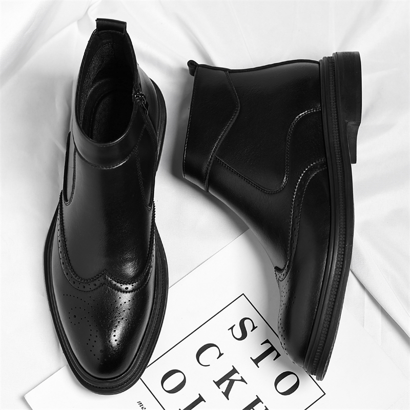 Autumn  Winter Thick Soled Men - Men'S Style Formal Wear ulasan dan harga