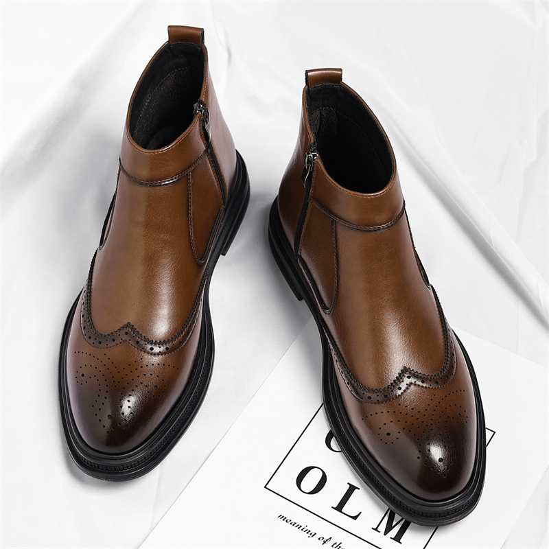Autumn  Winter Thick Soled Men - Men'S Style Formal Wear ulasan dan harga