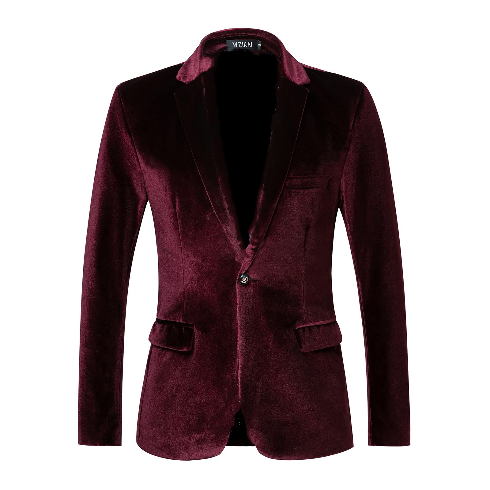 Men's Slim Fit Velvet Blazer J - Men'S Style Formal Wear ulasan dan harga