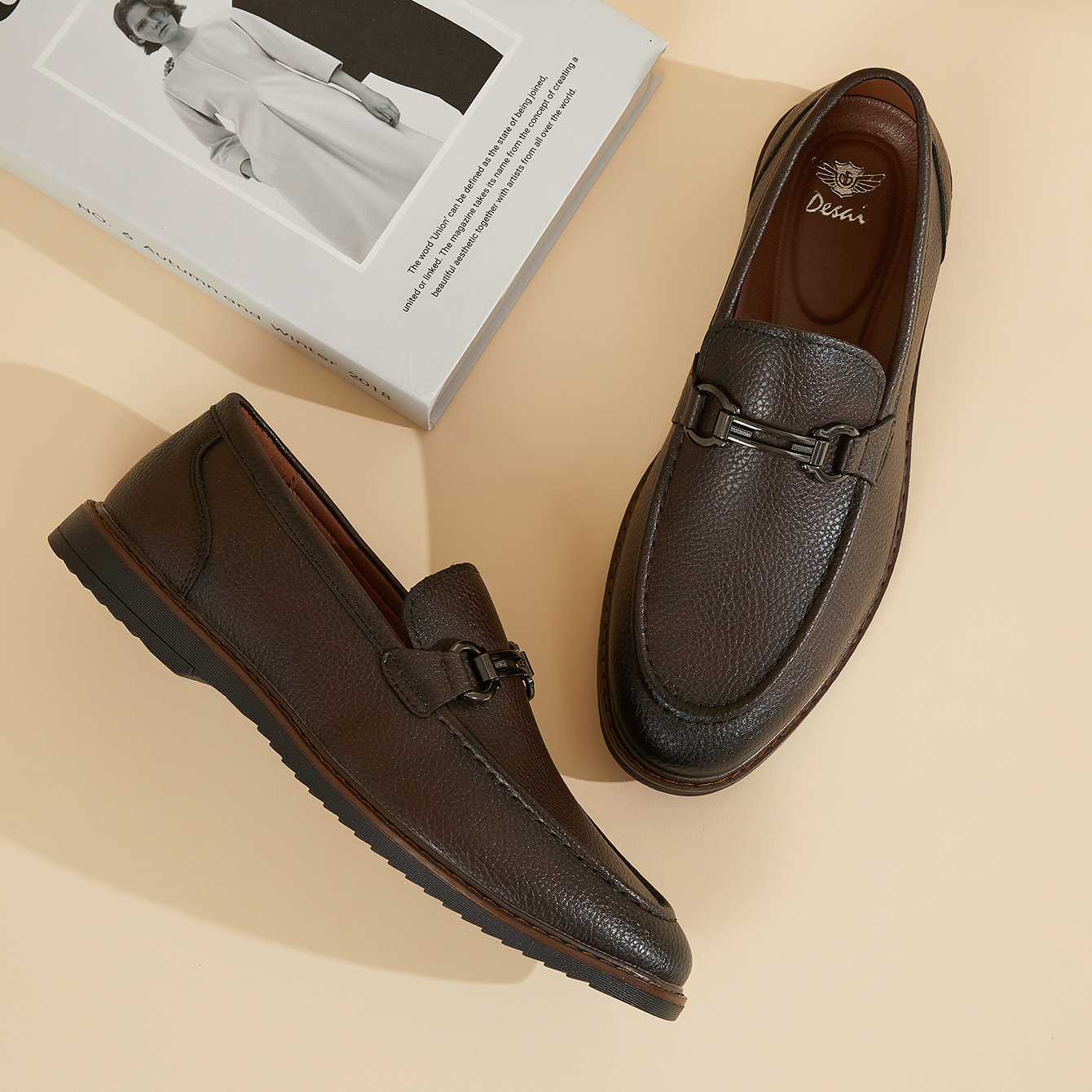Full Grain Leather Horse Bit L - Formal Men Daily Wear Footwear ulasan dan harga