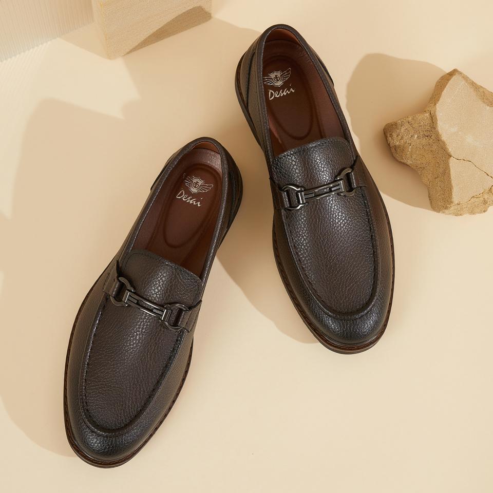 Full Grain Leather Horse Bit L - Formal Men Daily Wear Footwear ulasan dan harga
