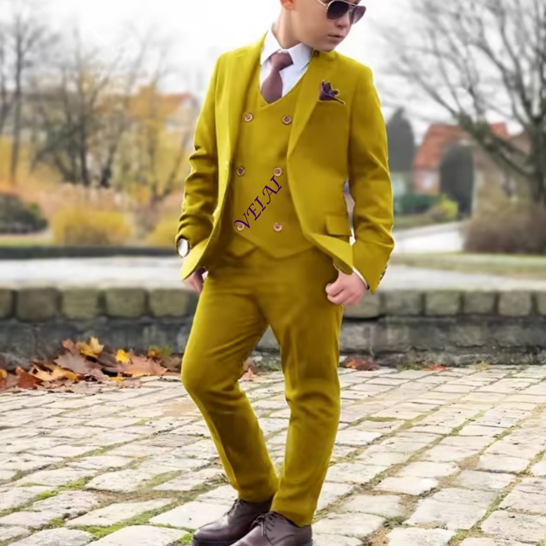 Boys Suit 3 Piece Set (Jacket  - Mens Formal ulasan dan harga