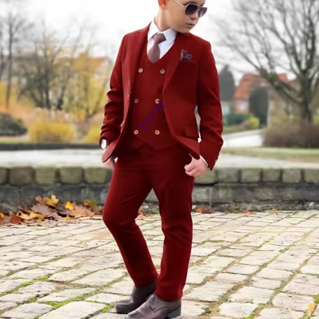 Boys Suit 3 Piece Set (Jacket  - Mens Formal ulasan dan harga