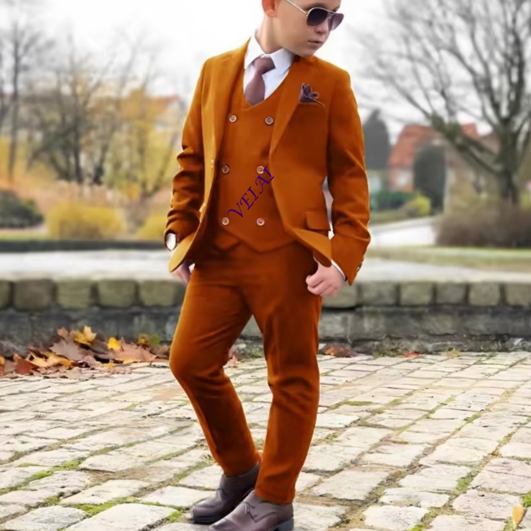 Boys Suit 3 Piece Set (Jacket  - Mens Formal ulasan dan harga