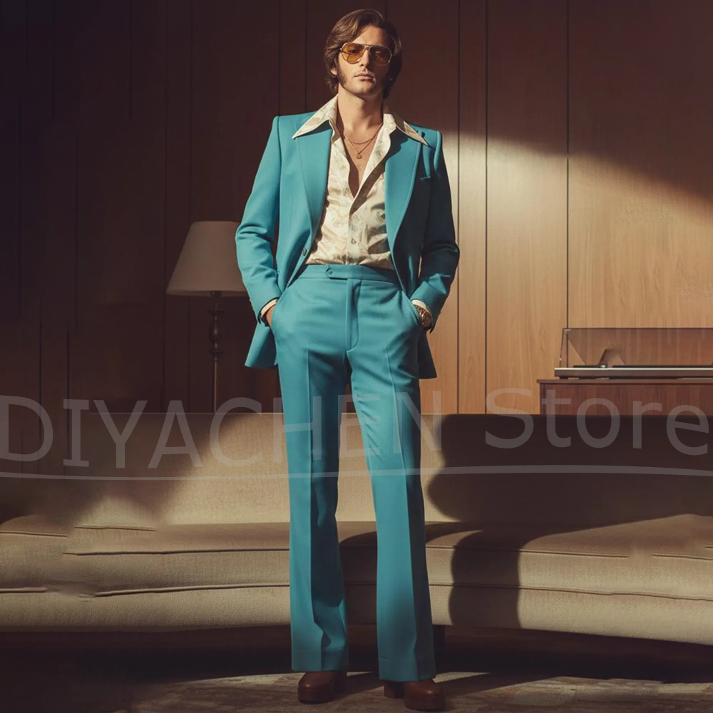 Fashion Men's Suit 2 Piece Ret - Men'S Style Formal Wear ulasan dan harga