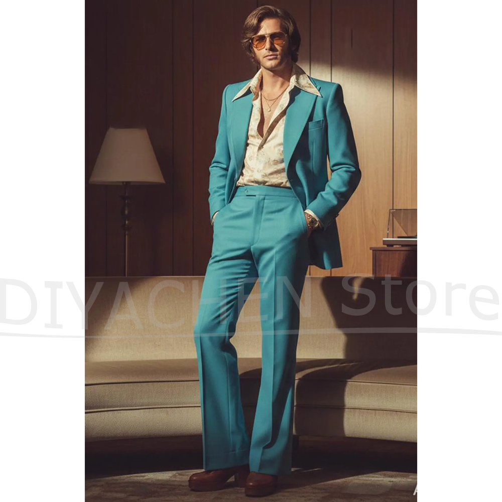 Fashion Men's Suit 2 Piece Ret - Men'S Style Formal Wear ulasan dan harga