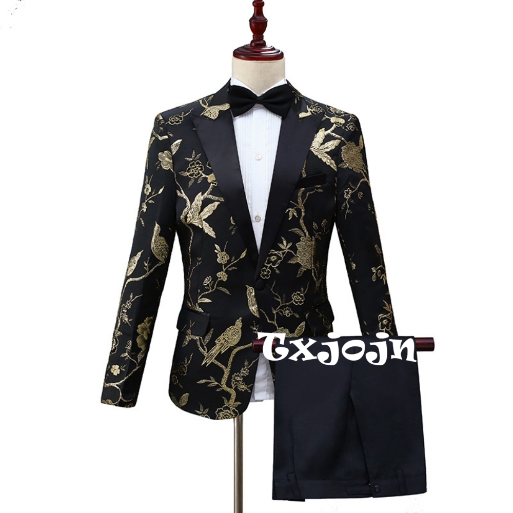2026 New Exquisite Jacquard Su - Men Formal Wear Outfits ulasan dan harga
