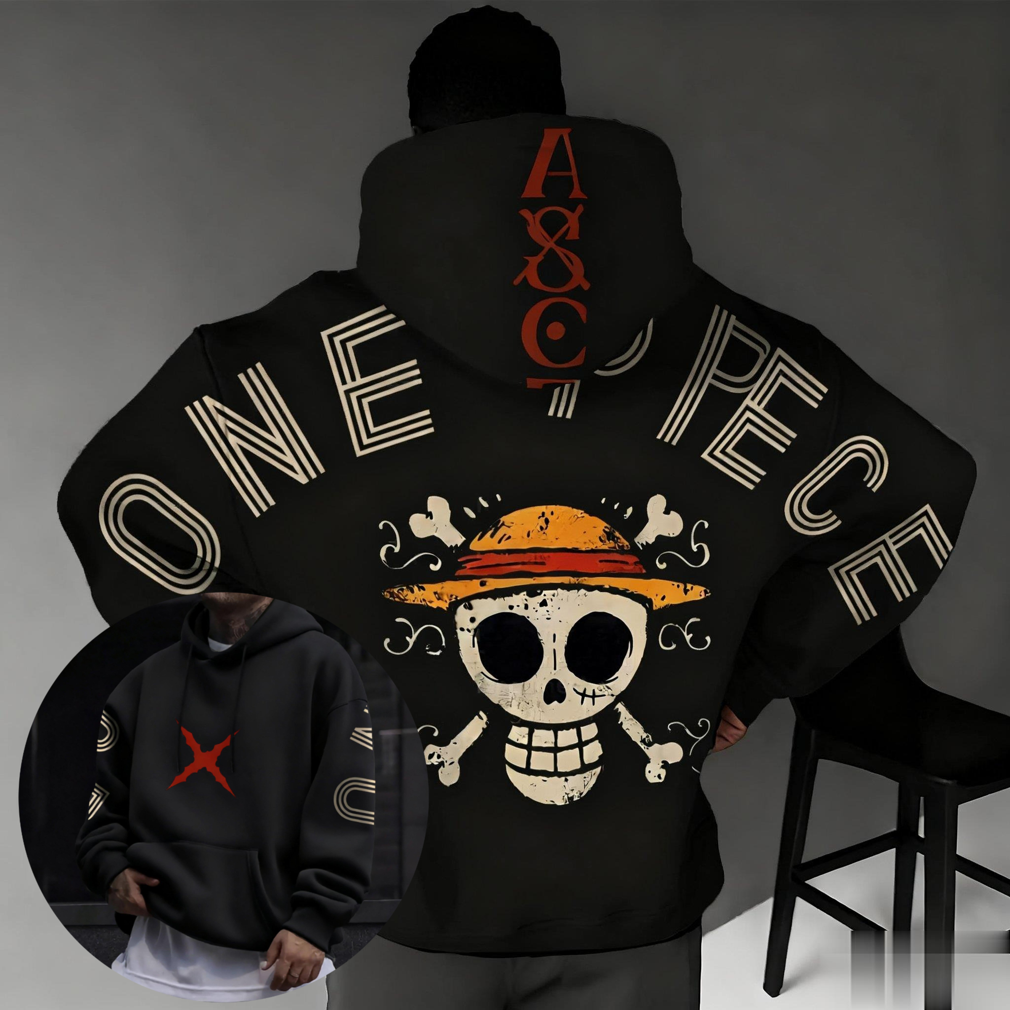 Y2k Oversized One Piece Hoodie - Men Formal Wear Coat ulasan dan harga