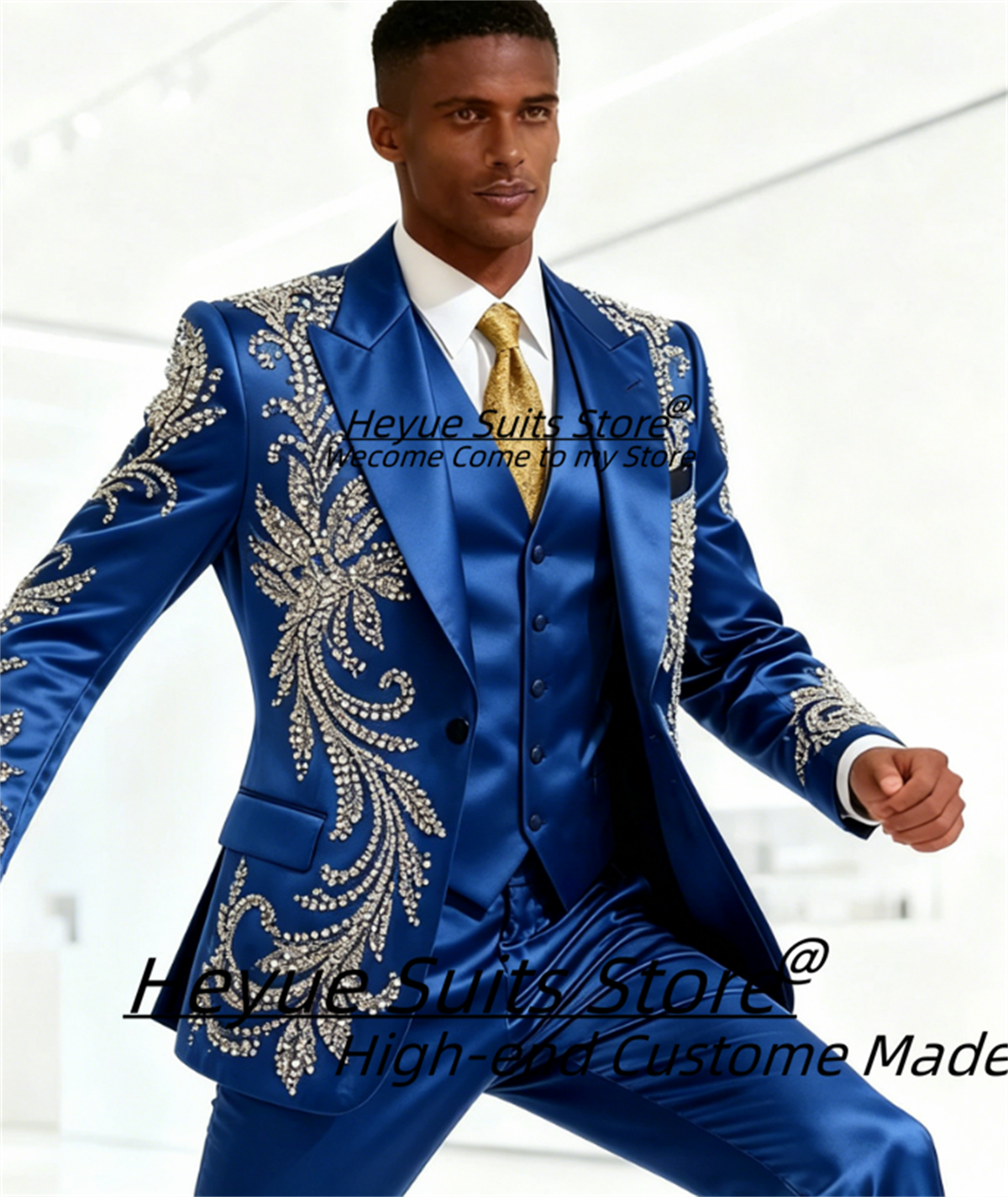 High End Customized Men Suit L - Men Formal Wear Coat ulasan dan harga