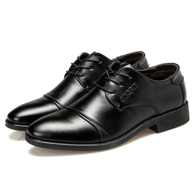 Large-sized men's leather shoe - Men Formal Wear Dress ulasan dan harga