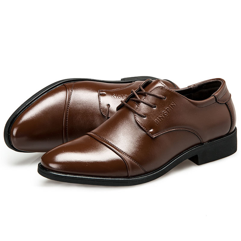 Large-sized men's leather shoe - Men Formal Wear Dress ulasan dan harga