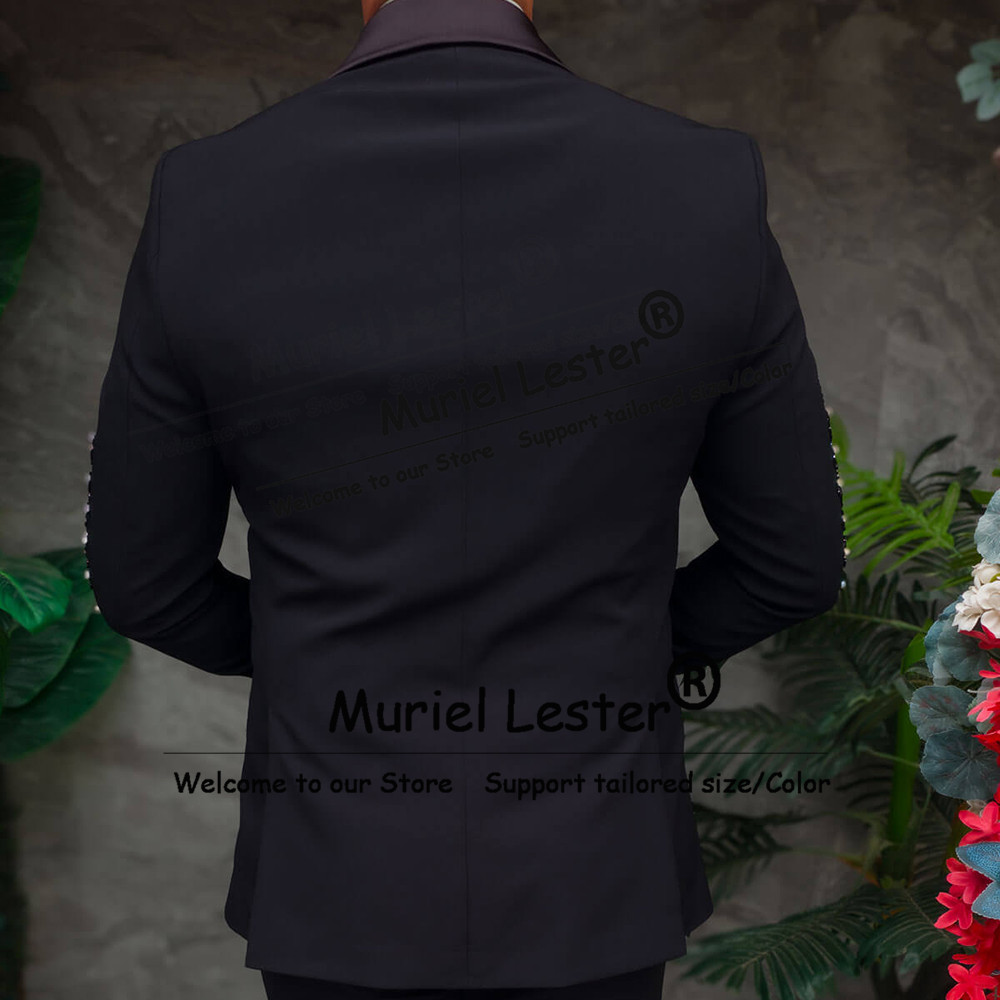Sparkly Crystals Beaded Suits  - Men'S Style Formal Wear ulasan dan harga