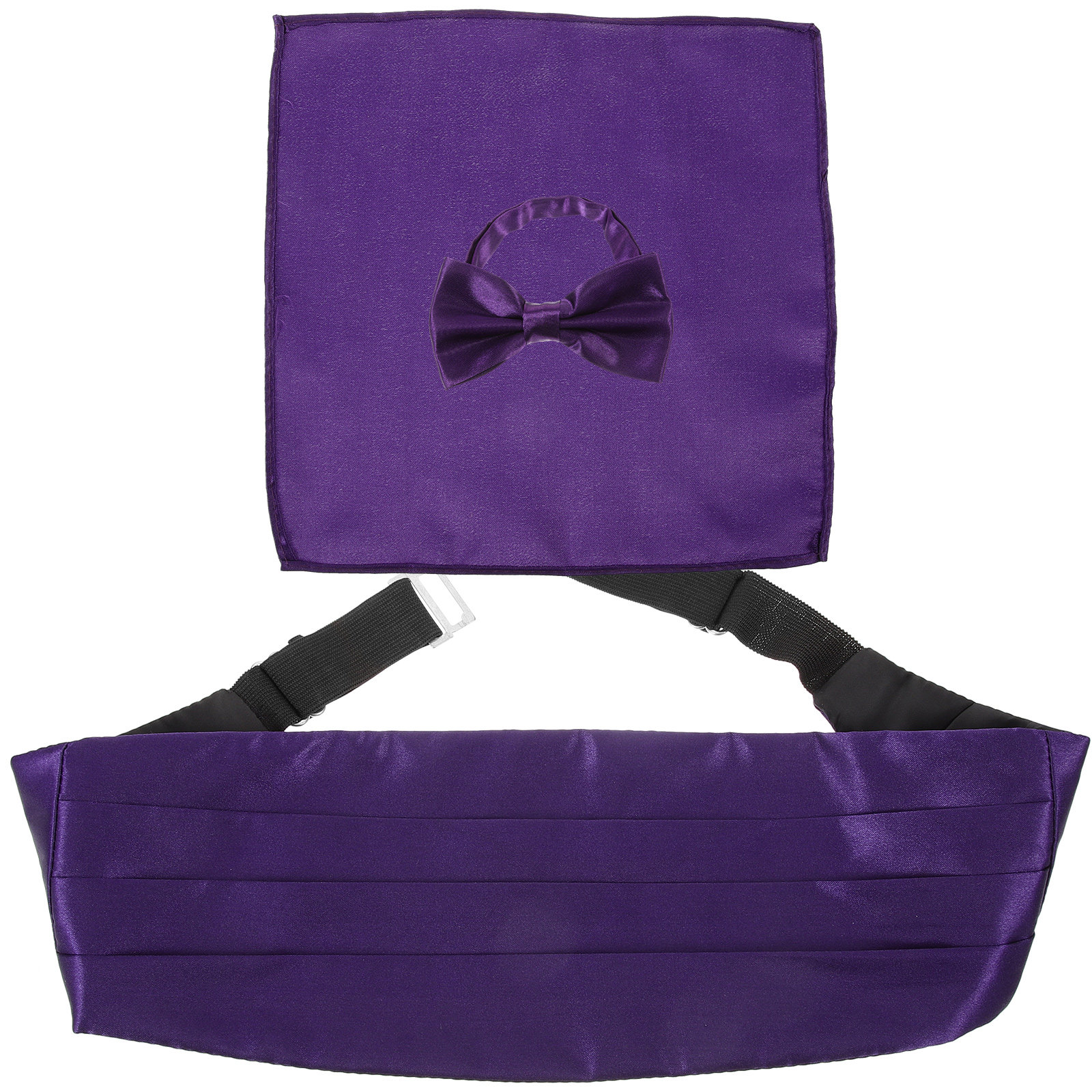 1Set Elegant Satin Bow Tie Cum - Men'S Formal Wear For Graduation ulasan dan harga