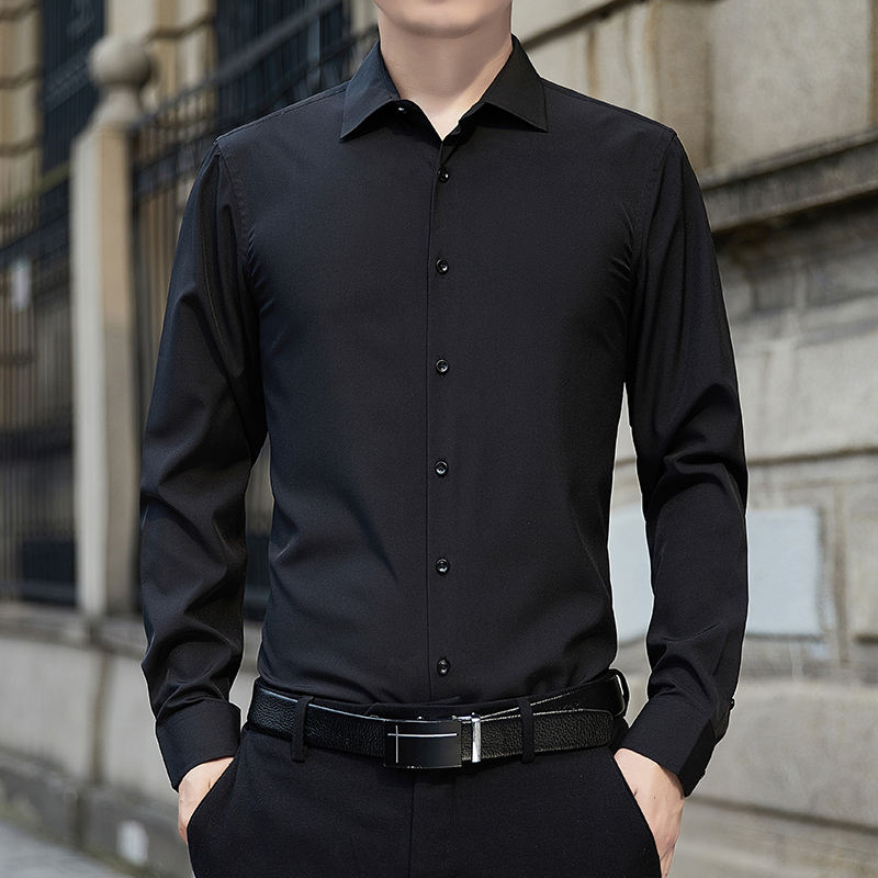 New Plus Size Men Solid Color  - Mens Formal ulasan dan harga