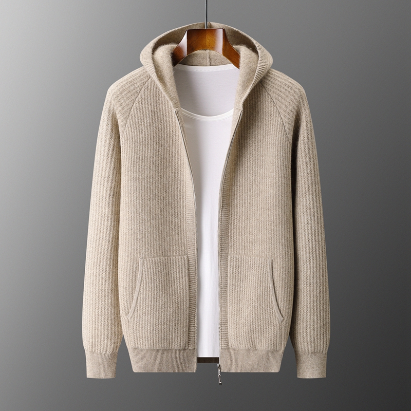 New Men's Thick Zipper Hoodie  - Men Formal Wear Coat ulasan dan harga