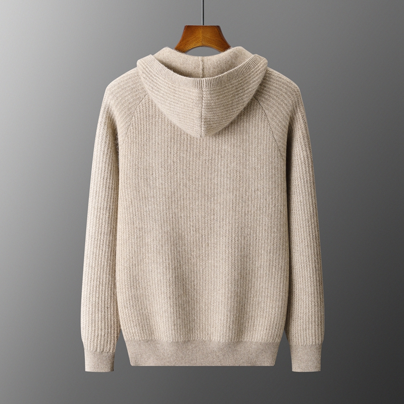 New Men's Thick Zipper Hoodie  - Men Formal Wear Coat ulasan dan harga