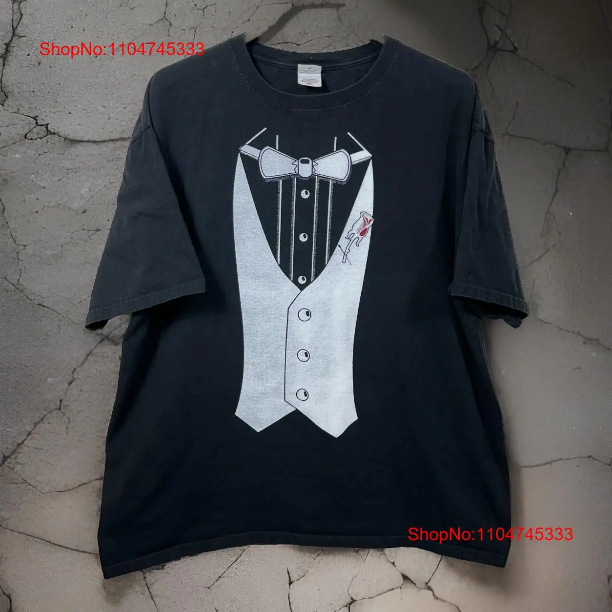 Vintage Tuxedo T Shirt 2XL Nov - Formal Wear For Men Xxl ulasan dan harga