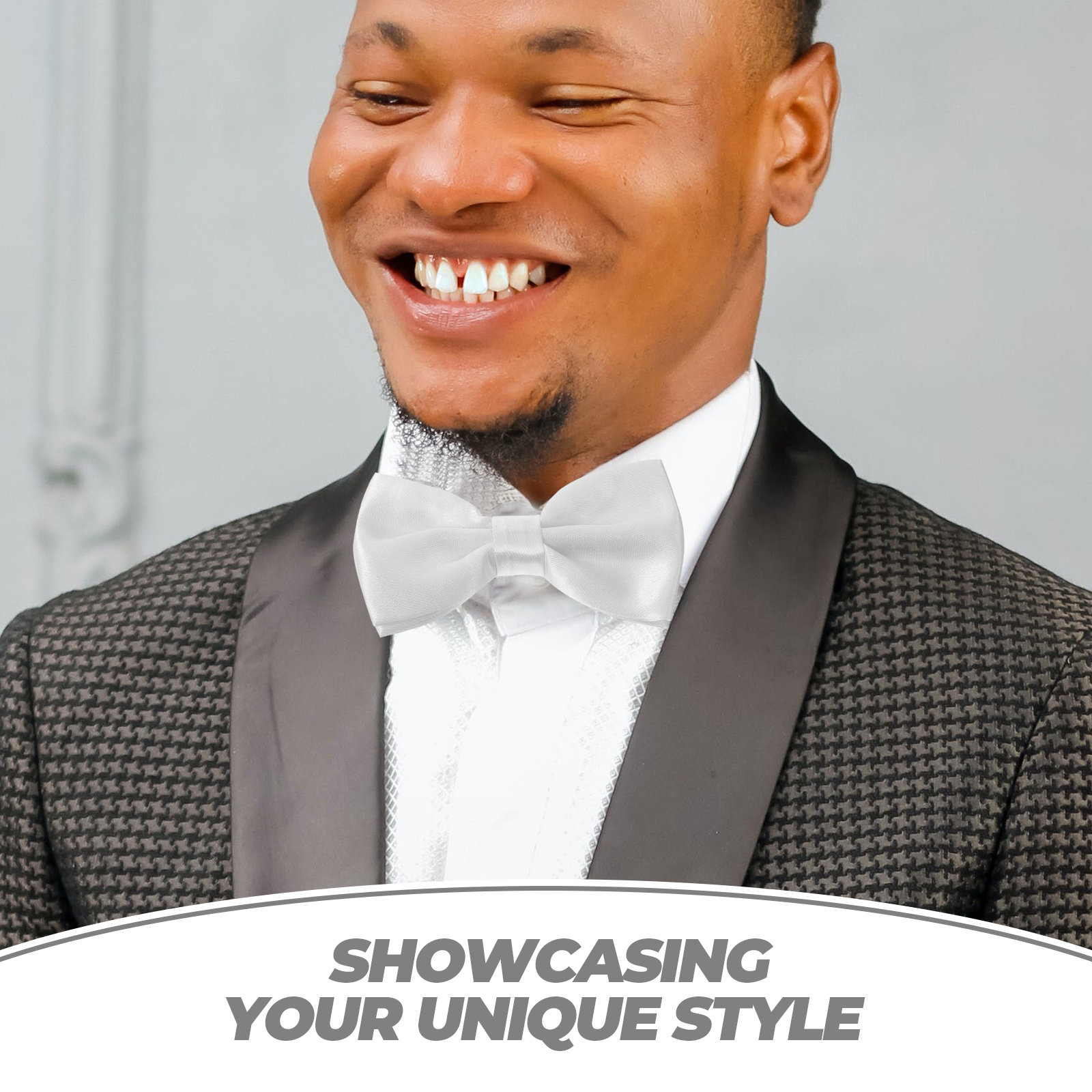 1Set Elegant Satin Bow Tie Cum - Men'S Formal Wear For Graduation ulasan dan harga