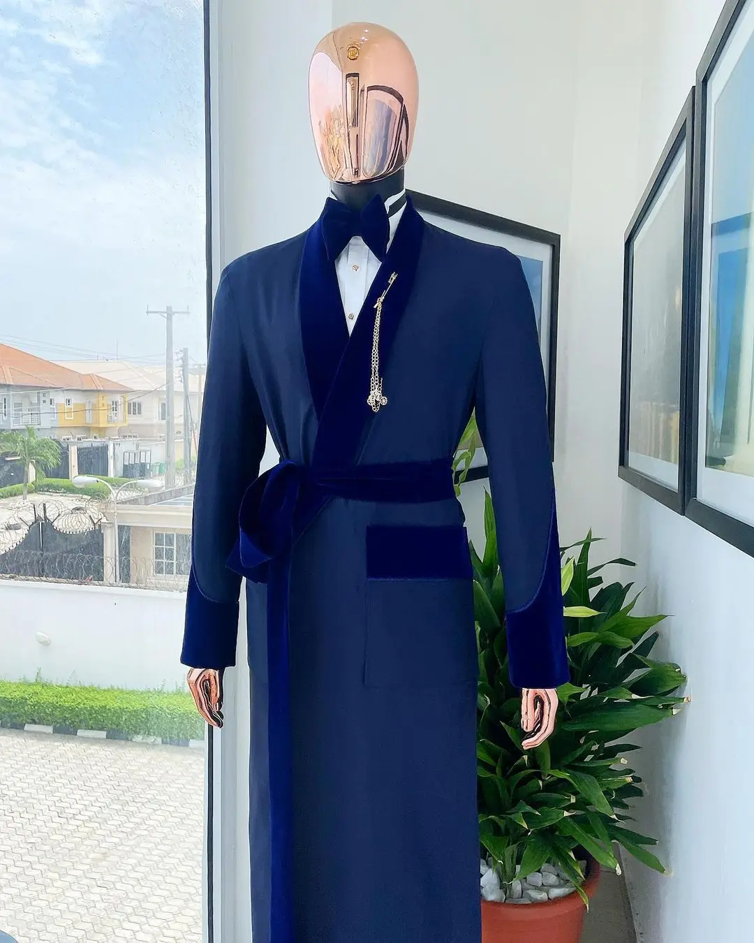 Tailor Made Royal Blue Men Sui - Men Formal Wear Coat ulasan dan harga