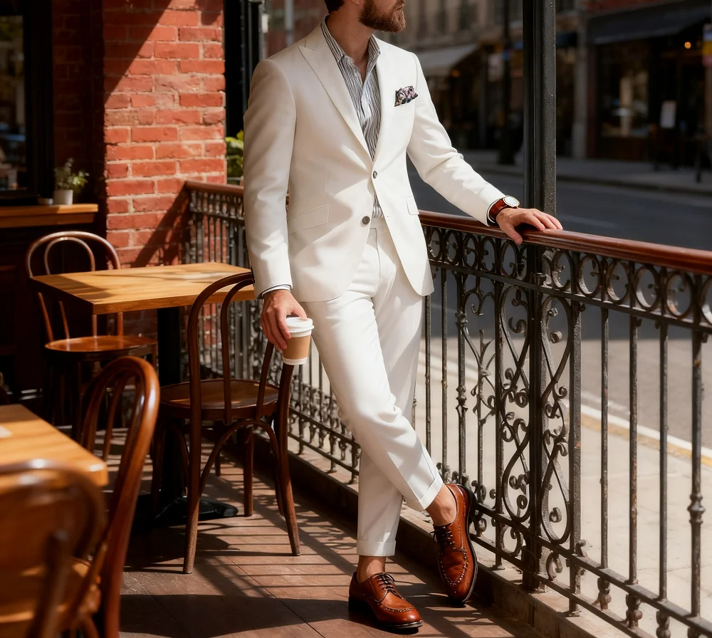 Blue Suit Men's Custom-Fit Ter - Men'S Formal Wear For Graduation ulasan dan harga
